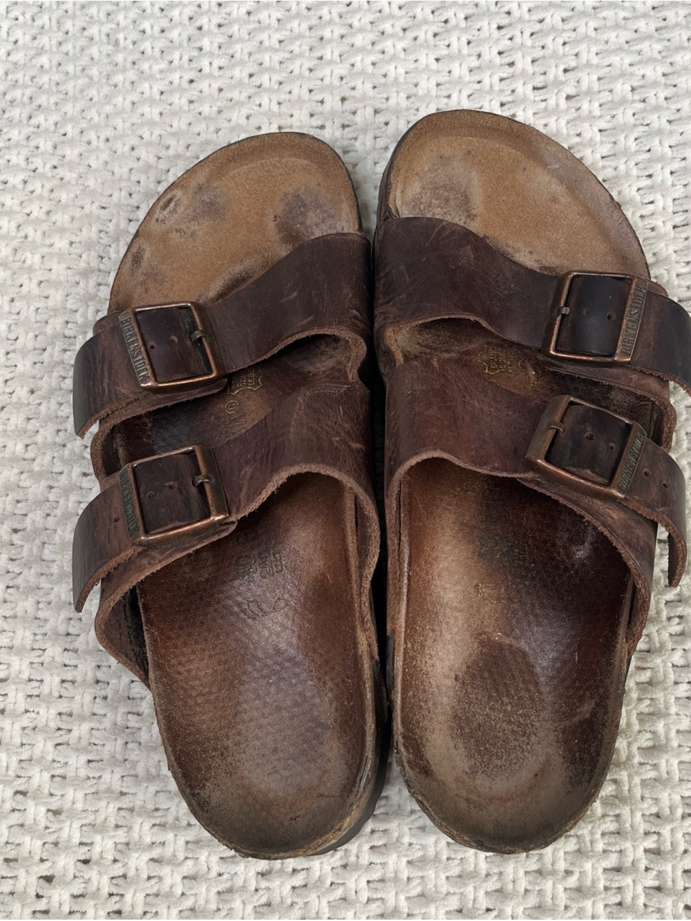 Birkenstock Arizona Slide Sandals  Size 40 Women US 9, 9.5 Men 7, 7.5 Leather